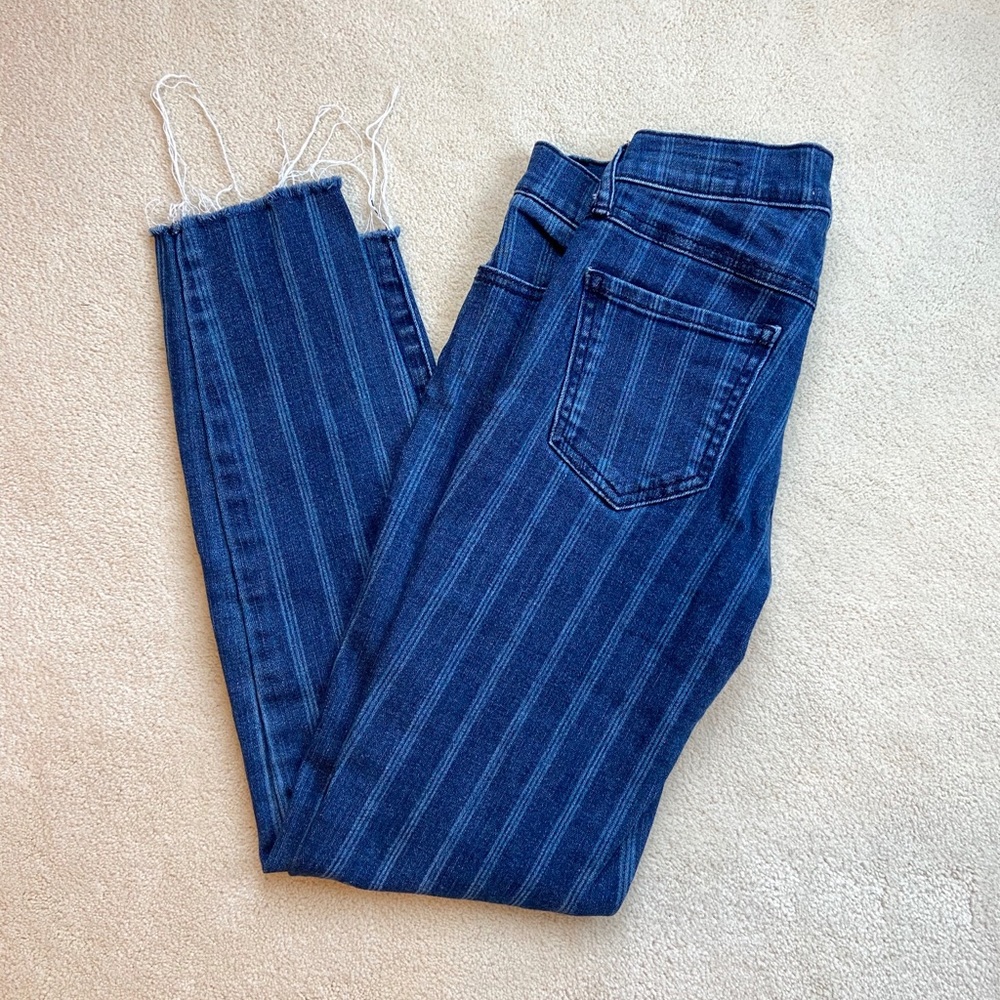 Pacsun Striped Blue Jeans